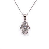 תליון כסף - HAMSA S